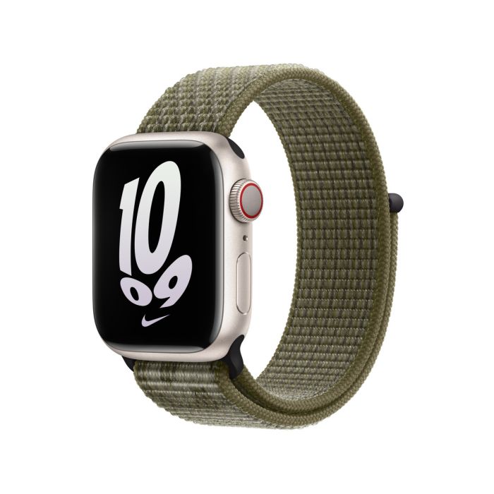 سوار لساعة Apple Watch مقاس 41 مم | بني / بلاتيني سوار لساعة Apple Watch مقاس 41 مم | بني / بلاتيني